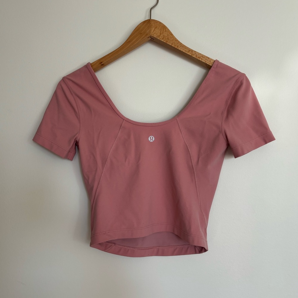 Lululemon pink align tee